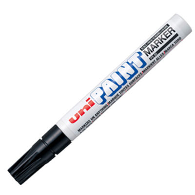 Immagine di Marcatore Permanente Uni Mitsubishi Uni Paint PX20 punta 2.8mm Nero [M PX20 N]