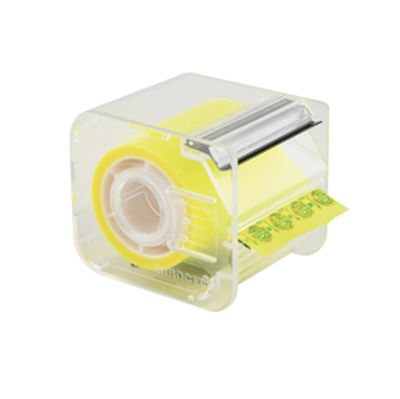 Immagine di Nastro Adesivo Memograph Eurocel con Dispenser 50mmx10mt Giallo [021500632]