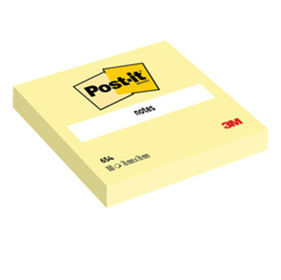 Immagine di BL. 100FG POST-IT GIALLO CANARY 654 76X76 3M [23799]