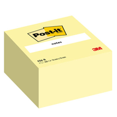 Immagine di POST-IT® CUBO GIALLO CANARY 63 6-B  76X76 MM [35286]