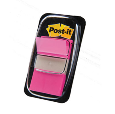 Immagine di Confezione 50pz. Segnapagina Post It Index Medium 25.4x43.2mm Rosa Vivace [4653]