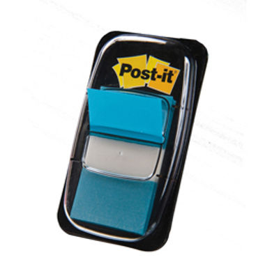 Immagine di Confezione 50pz. Segnapagina Post It Index Medium 25.4x43.2mm Blu Vivace [680-23]