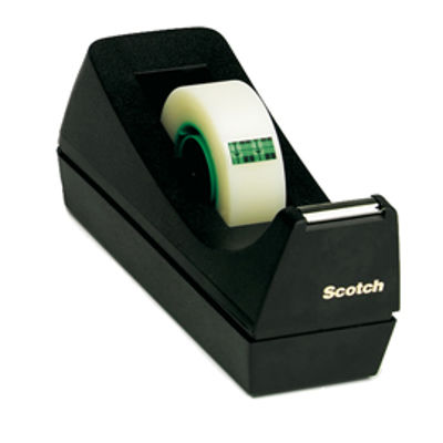 Immagine di Dispenser da Tavolo Scotch C38  per Nastri Scotch  19mmx33mt Nero [C-38NERO]