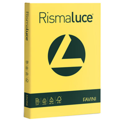 Immagine di RISMALUCE A4 200FG 140gr GIALLO SOLE 53 FAVINI [A65B204]