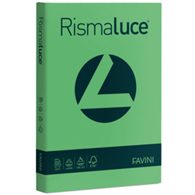 Immagine di RISMALUCE A4 200FG 140gr VERDE 60 FAVINI [A65D204]