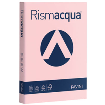 Immagine di RISMACQUA A4 200FG 140gr Rosa 10 FAVINI [A65S204]