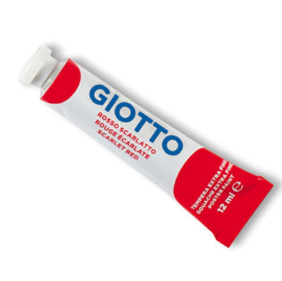 Immagine di Tubo Tempera Giotto 12ml Rosso Scarlatto     [352008]