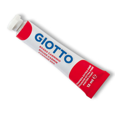 Immagine di Tubo Tempera Giotto 12ml Rosso Carminio [352009]