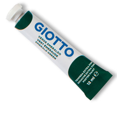 Immagine di Tubo Tempera Giotto 12ml Verde Smeraldo   [352014]