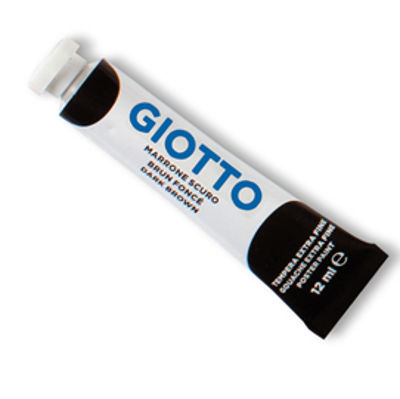 Immagine di Tubo Tempera Giotto 12ml Marrone [352023]