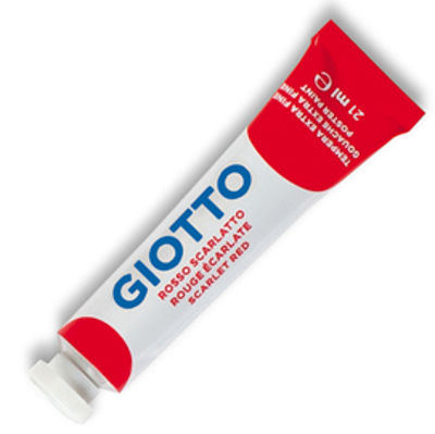 Immagine di Tubo Tempera Giotto 21ml Rosso Scarlatto [355008]