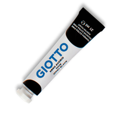 Immagine di Tubo Tempera Giotto 21ml Nero [35502400]