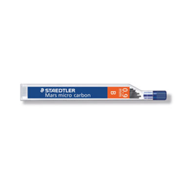 Immagine di Confezione 12pz. Astuccio 12 Mine Staedtler Mars Micro 0.9mm Gradazione B [25009B]