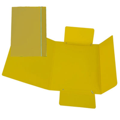 Immagine di Cartellina con Elastico 3 Lembi Giallo 17x25cm Cartone Plastificato Cartotecnica del Garda [CG0040LBXXXAE04]