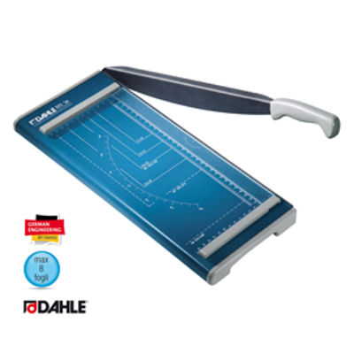 Immagine di Taglierina a Leva Dahle Hobby 502 320mm A4 Capacità Taglio 8 Fogli 420x175mm Blu [R000502]