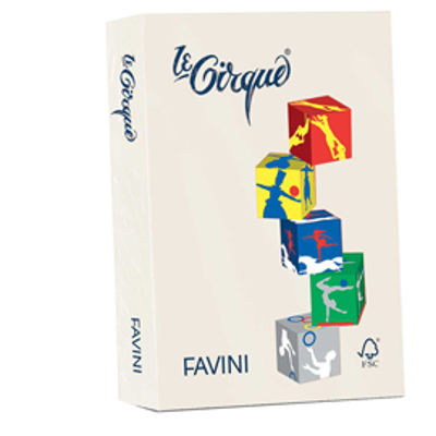 Immagine di Confezione 250 Fogli Carta Favini Le Cirque A4 Avorio Pastello 110 160gr [A74Q304]