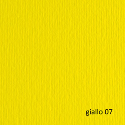 Immagine di Blister 10 Fogli Cartoncino 70x100cm Giallo 107 Fabriano Elle Erre 220gr [46470107]