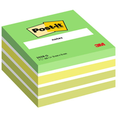 Immagine di CUBO POST-IT PASTELLO VERDE 76X76 450FG. [82400]