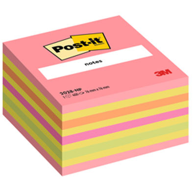 Immagine di CUBO POST-IT NEON ROSA 76X76 450FG. - 2028-NP [82466]