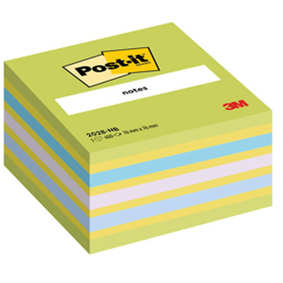 Immagine di CUBO POST-IT NEON BLU/VERDE 76X76 450FG. - 2028-NB [82424]