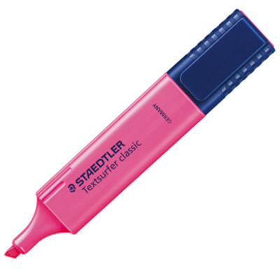 Immagine di Evidenziatore Textsurfer Classic - punta a scalpello - tratto da 1,0-5,0mm - fucsia  - Staedtler [364-23]