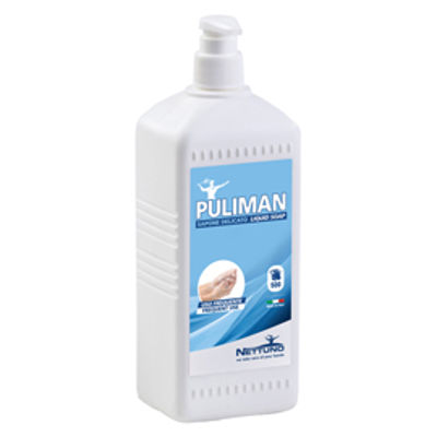 Immagine di SAPONE LIQUIDO PULIMAN IN FLACONE DA 1000ML CON POMPETTA [00260]