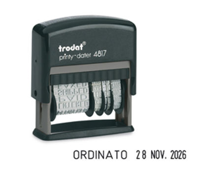 Immagine di DATARI POLINOMIO 3.8MM PRINTY ECO 4817 TRODAT [TR4560 ELIM]