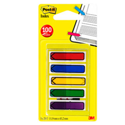 Immagine di MINISET 100 POST-IT INDEX 684-4ARR1EU FORMATO FRECCIA [90843]