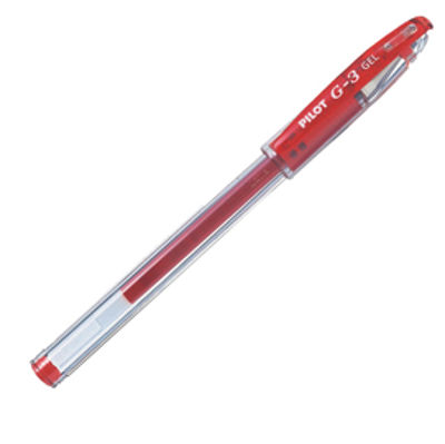 Immagine di PENNA SFERA G-3 GEL ROSSO 0.7MM PILOT [001492]