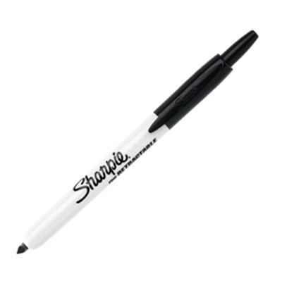 Immagine di MARCATORE A SCATTO SHARPIE RT PERMANENT NERO 1MM [S0810840]