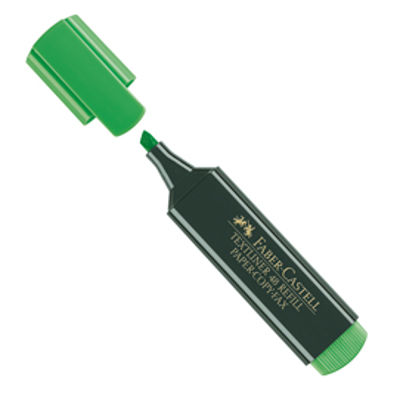 Immagine di EVIDENZIATORE TEXTLINER VERDE FABER-CASTELL [154863]