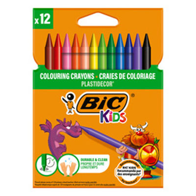 Immagine di ASTUCCIO 12 PASTELLI KIDS PLASTIDECOR BIC [829770]