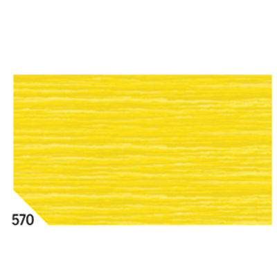 Immagine di CARTA CRESPA GIALLO 570 (50X250CM) GR.60 SADOCH [REX 570]