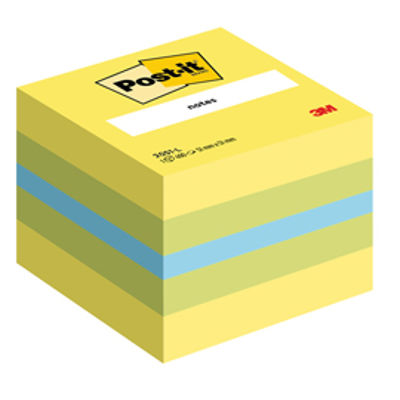 Immagine di BLOCCO POST-IT 2051-L MINICUBO GIALLO NEON 51X51MM 400FG [34561]