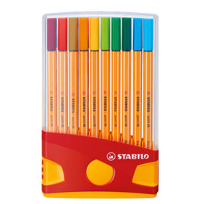 Immagine di Fineliner Point 88 - colori assortiti - Stabilo - conf. color Parade 20 pezzi [8820-03]