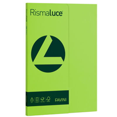 Immagine di Carta Rismaluce Small - A4 - 90 gr - pistacchio 54 - Favini - conf. 100 fogli [A69M144]