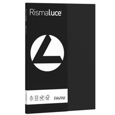 Immagine di RISMALUCE SMALL A4 100FG 90gr nero 63 FAVINI [A69A144]