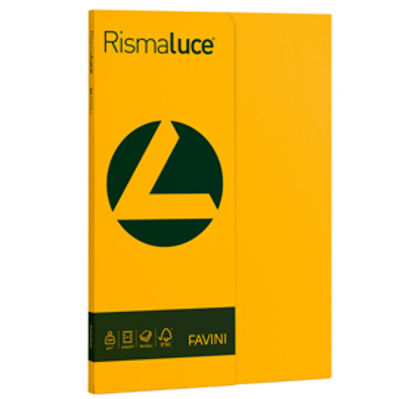 Immagine di RISMALUCE SMALL A4 50FG 200grgiallo oro 52 FAVINI [A69H544]