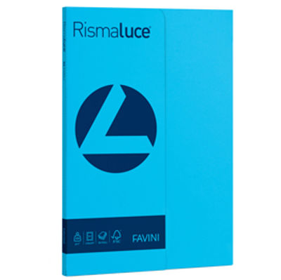 Immagine di RISMALUCE SMALL A4 50FG 200GR AZZURRO 55 FAVINI [A69G544]