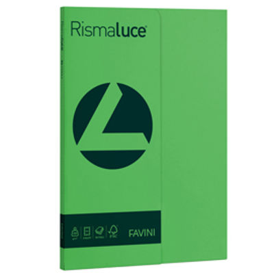 Immagine di RISMALUCE SMALL A4 50FG 200gr verde 60 FAVINI [A69D544]