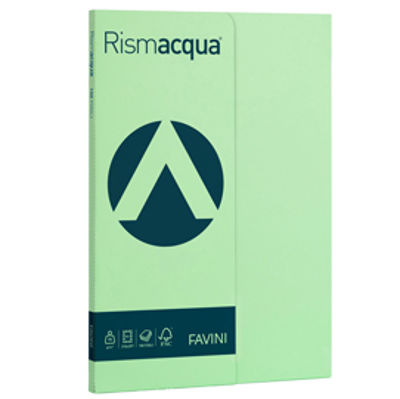 Immagine di Carta Rismacqua Small - A4 - 90 gr - verde chiaro 09 - Favini - conf. 100 fogli [A69P144]