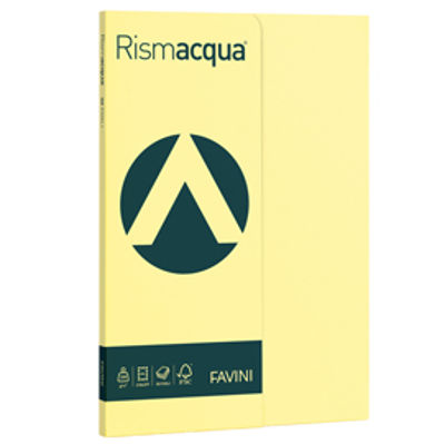 Immagine di RISMACQUA SMALL A4 50FG 200gr giallo chiaro 07 FAVINI [A692544]