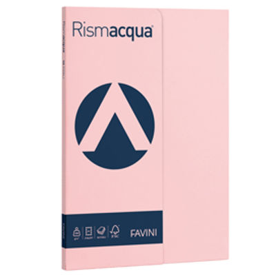 Immagine di RISMACQUA SMALL A4 50FG 200gr ROSA 10 FAVINI [A69S544]