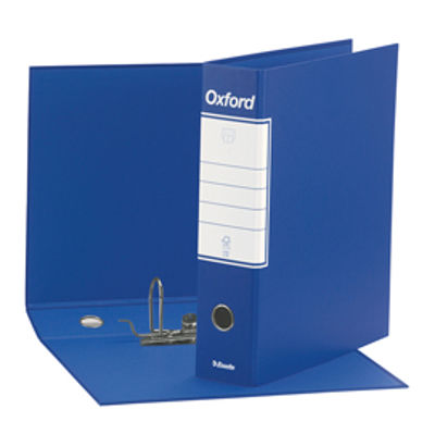 Immagine di REGISTRATORE OXFORD G83 BLU DORSO 8CM F.TO COMMERCIALE [390783050]