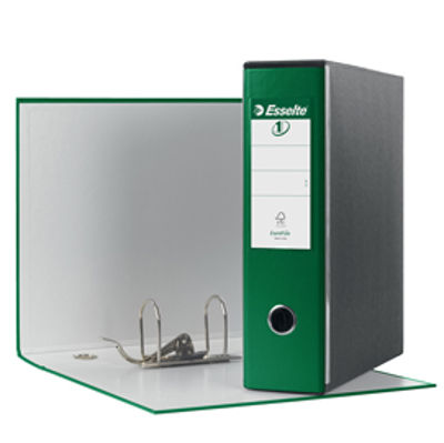 Immagine di REGISTRATORE EUROFILE G53 VERDE DORSO 8CM F.TO COMMERCIALE [390753180]