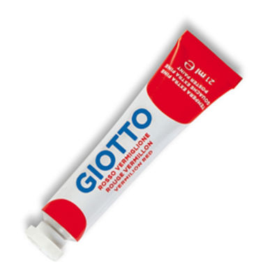 Immagine di Tempera Tubo 7 - 21ml - rosso vermiglione - Giotto [35500700]