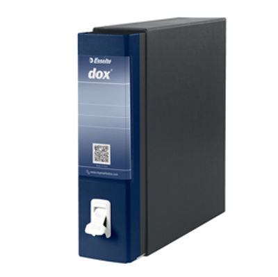 Immagine di REGISTRATORE NEW DOX 1 BLU DORSO 8CM F.TO COMMERCIALE [D26104]