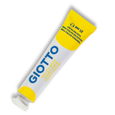 Immagine di Tempera Tubo 7 - 21ml - giallo limone 03 - Giotto [35500300]