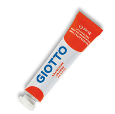 Immagine di Colore a tempera - 21ml - tubo 7 - arancione 05 - Giotto [35500500]