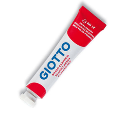 Immagine di TEMPERA GIOTTO TUBO 7 (21ML) ROSSO CARMINIO 09 [355009]